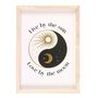 Yin Yang Framed Wall Art Print, thumbnail 2 of 3