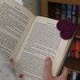 Personalised Crochet Heart Corner Bookmark, thumbnail 6 of 9