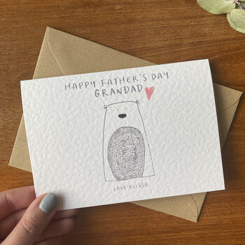 Personalised Grandad Happy Father's Day Card, 5 of 5