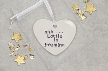Personalised New Baby Door Hanger Letterbox Gift, 7 of 10