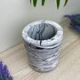 Grey Marbled Pen Pot, thumbnail 4 of 7