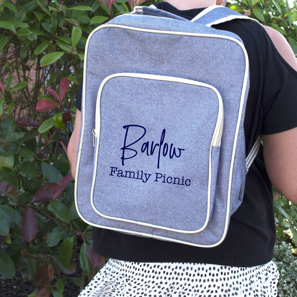 Personalised Family Picnic Cool Bag By Solesmith