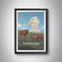 Yellowstone National Park USA Travel Poster Art Print, thumbnail 1 of 8