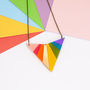 Rainbow Arrowhead Necklace, thumbnail 3 of 4