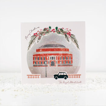 Royal Albert Hall Sparkling Pop Up Christmas Card, 3 of 7