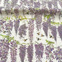 Wisteria Organic Cotton Tea Towel, thumbnail 4 of 4
