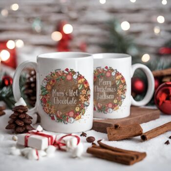 Personalised Classic Christmas Mug Gift, 2 of 3