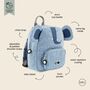 Personalised Trixie Elephant Backpack For Nursery, School, Holiday, thumbnail 7 of 10