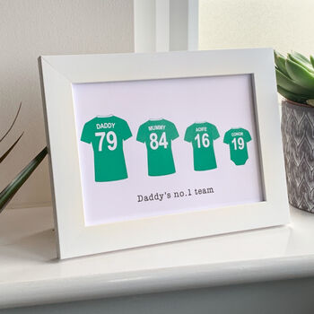 Personalised Family Rugby Shirt Print, 3 of 5