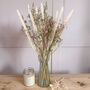 Pampas Grass With Rainbow Gypsophila And Vase, thumbnail 1 of 3
