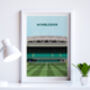 Contemporary Wimbledon Tennis Print Gift: Centre Court, thumbnail 1 of 6