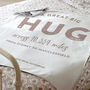 Personalised 'Hug Across The Miles' Luxury Blanket, thumbnail 2 of 9