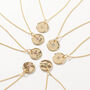 January Birthstone Necklace 18ct Gold Plate, thumbnail 5 of 6