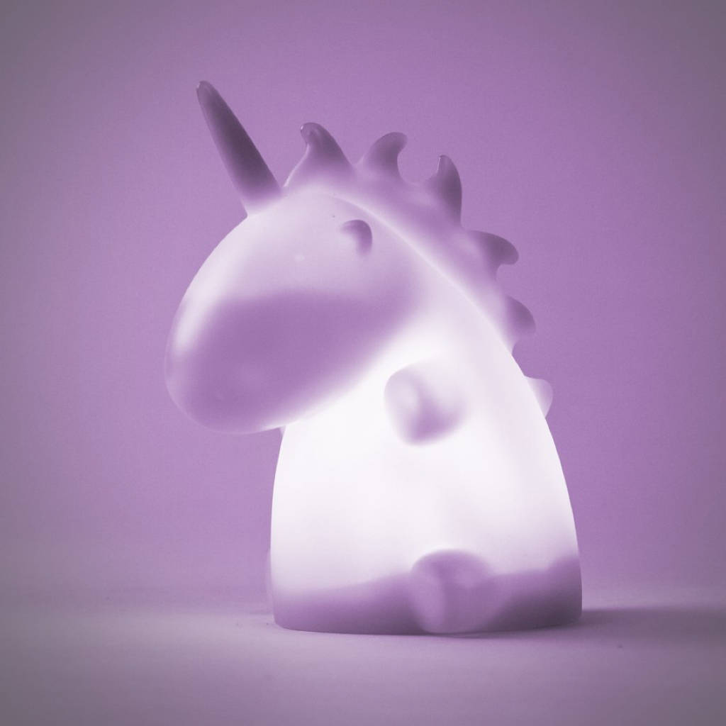 stuffed unicorn night light