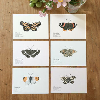 Set Of Butterfly A5 Giclée Art Prints, 11 of 11