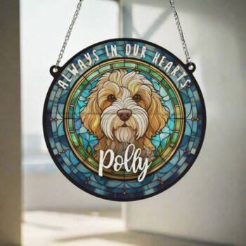 Cockapoo Apricot Memorial Suncatcher, 4 of 6