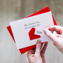 Personalised Valentine's Days Envelope Card, thumbnail 1 of 3