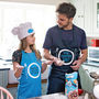 Personalised Dad And Child Chef Apron Set, thumbnail 2 of 7