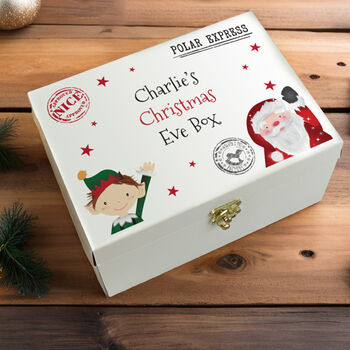Personalised Small Christmas Eve Box, 3 of 6