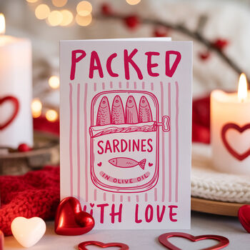 Packed With Love Funny Valentines Card, 2 of 4