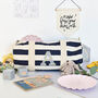 Liberty Of London Personalised Holdall In Navy, thumbnail 1 of 8