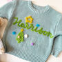 Personalised Name Knitted Cotton Jumper – Gift For Little Ones, thumbnail 8 of 12