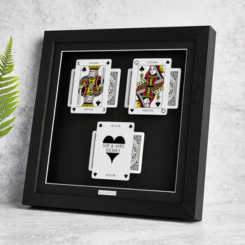 The Perfect Match Personalised King And Queen Gift Frame, 9 of 12