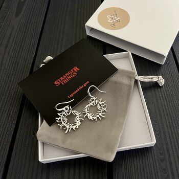 Stranger Things Open Gate Vine Earrings, 3 of 4