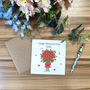 Rose Valentines Day Card, thumbnail 2 of 6