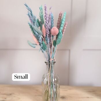 Colourful Pastel Dried Flower Arrangement, 4 of 5