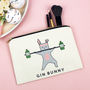 'Gin Bunny' Make Up Bag, thumbnail 1 of 4