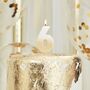 Gold Ombre Six Number Birthday Candle, thumbnail 1 of 2
