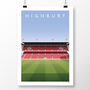 Arsenal Fc Highbury From The Centre Circle Poster, thumbnail 2 of 7