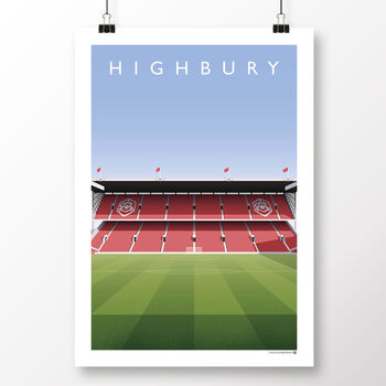 Arsenal Fc Highbury From The Centre Circle Poster, 2 of 7