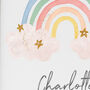 Rainbow Wall Art Print Personalised With Name, thumbnail 2 of 2
