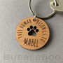 Personalised Dog Lover Key Ring. This Human Belongs To, thumbnail 2 of 7