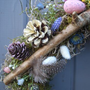 Spring Easter Wreath For Home Wall Door Decoration, 4 of 4