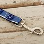 The New Anglesey Blue White Checked Dog Lead, thumbnail 3 of 3