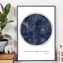 Personalised Constellations Print With Quote, thumbnail 3 of 5