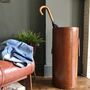 Personalised Leather Umbrella Stand Two Colours, thumbnail 7 of 11
