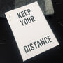 Keep Your Distance Print, thumbnail 5 of 5