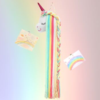 Kid's Christmas Unicorn Wall Hanging Interactive Toy, 5 of 6