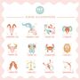 Personalised Zodiac Cap, Tote And Card Gift Set, thumbnail 6 of 7