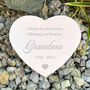 Personalised Classic Heart Free Text Grave Marker Weatherproof Resin Memorial Tribute, thumbnail 3 of 4