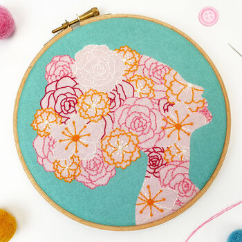 She Blooms Embroidery Kit, 3 of 8