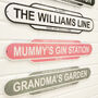 Personalised Vintage Style Train Sign, thumbnail 6 of 11