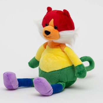 Rainbow Cuddly Companion Cat Soft Plush Toy, 3 of 5