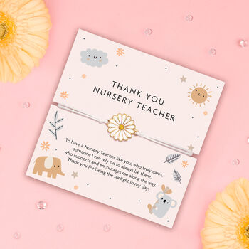 Nursery Teacher Thank You Bracelet, 2 of 7