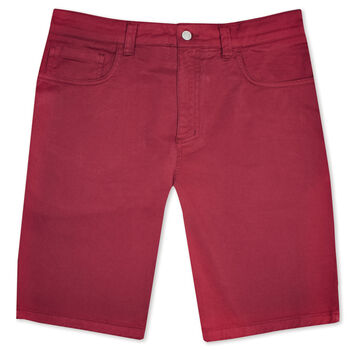 Men's Faro Burgundy Red Shorts, 2 of 7