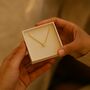 Princess Cut Diamond On The Chain Necklace, thumbnail 4 of 6